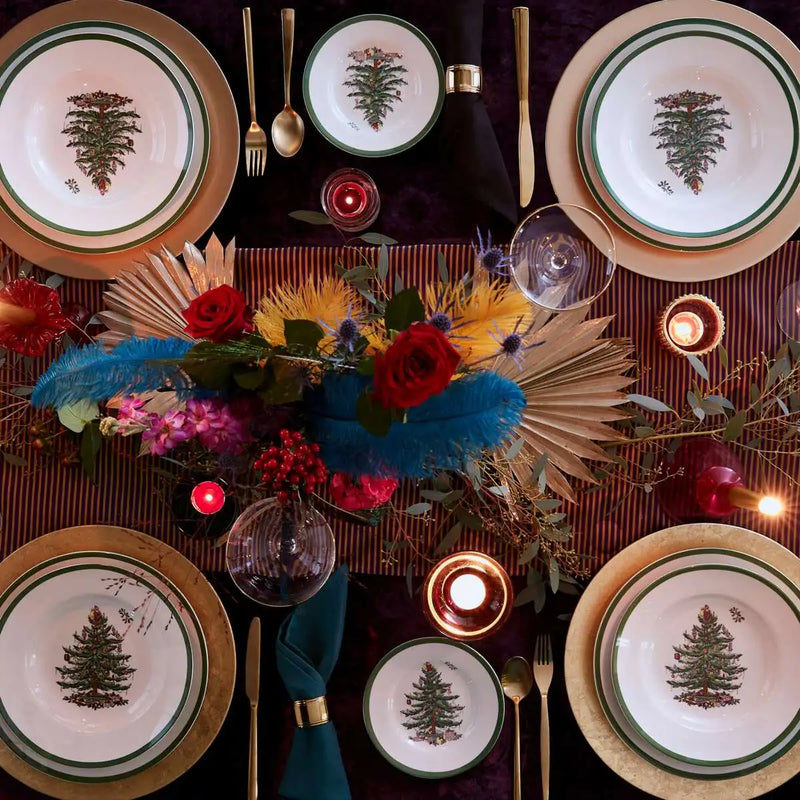 Spode - Christmas Tree - Salad Plate | 8 in / 20.3 cm