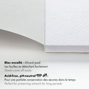 Clairefontaine Paint’On Grained pad – A3 detail 1