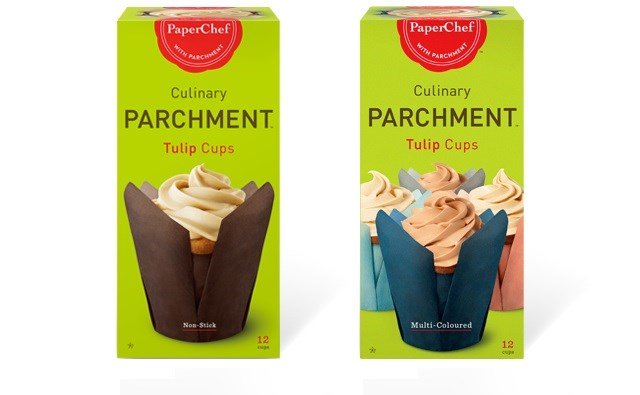 PaperChef - Culinary Parchment Tulip Baking Cups | 12 Count