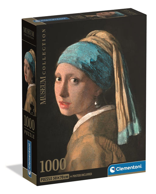 Clementoni - PZ1000: MUSEUM: GIRL WITH A PEARL EARRING - VERMEER Games & Toys
