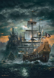 Clementoni - PZ1500: THE PIRATE SHIP Games & Toys