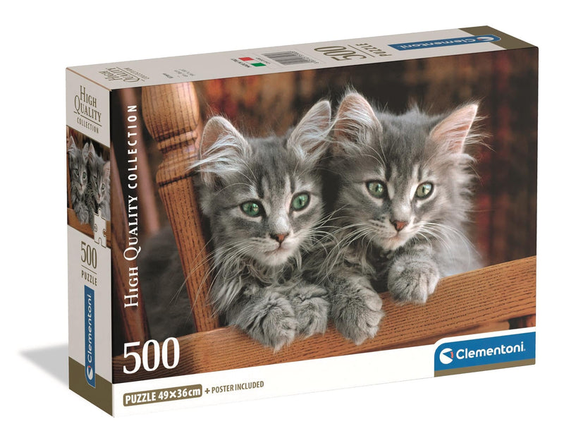 Clementoni - PZ500: KITTENS Games & Toys