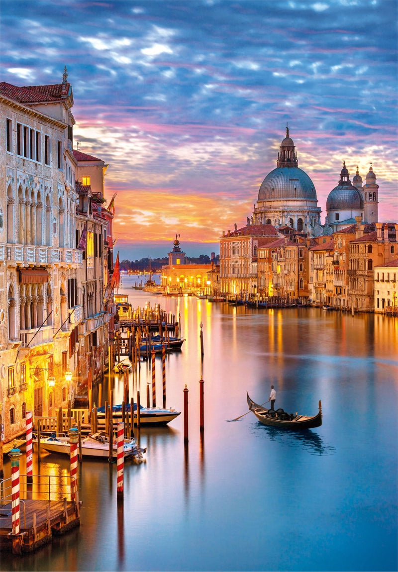 Clementoni - PZ500: LIGHTING VENICE Games & Toys
