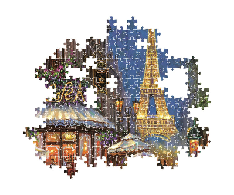 Clementoni - PZ500: NIGHT AT THE EIFFEL CAFÉ Games & Toys