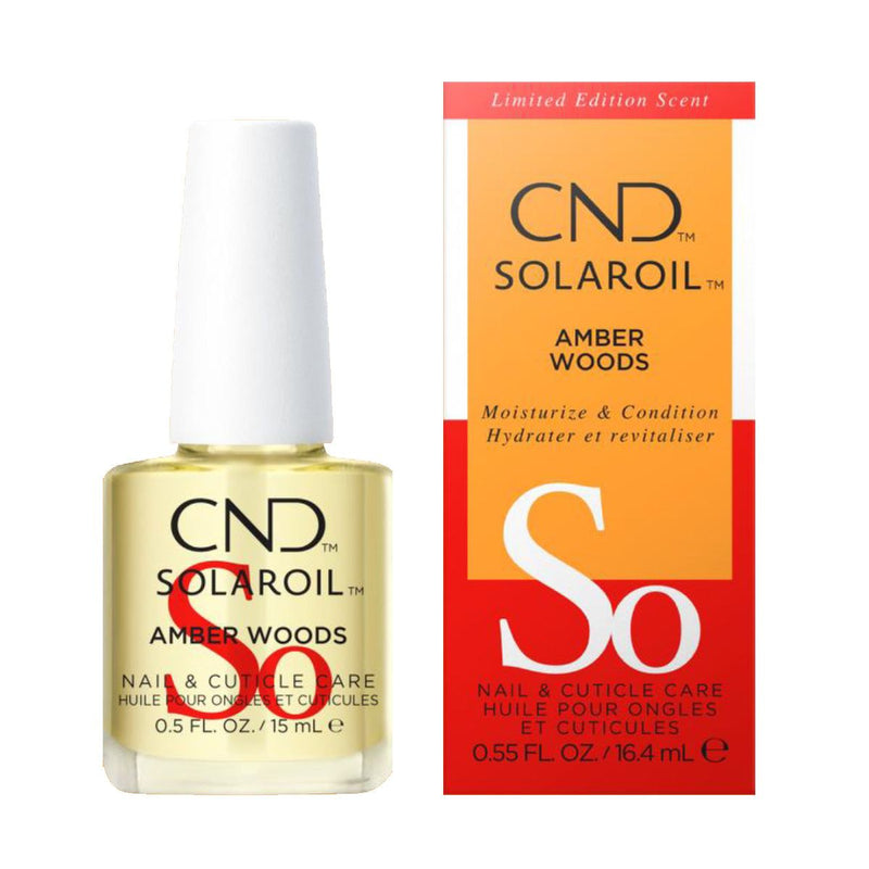 CND - Solar Oil Amber Wood 15 mL (Nails and Cuticule Care) Beauty & Personal Care