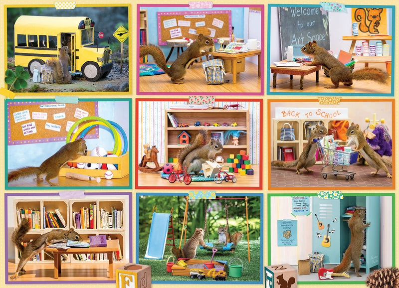 Cobble Hill - Squirrels at School | 1000 Piece Games & Toys