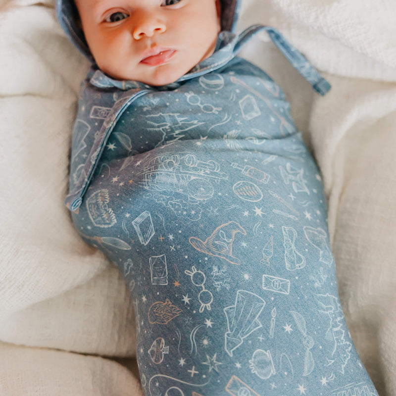Copper Pearl - Swaddle Blanket Baby & Toddler Licensed Hogwarts