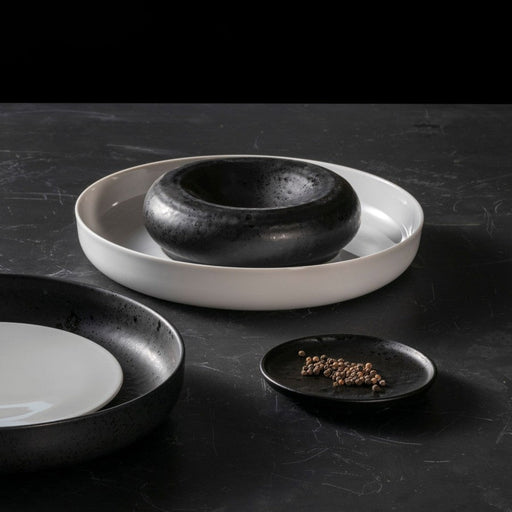Costa Nova - Resonance White Porcelain XL Plate w/recessed centre Home & Kitchen