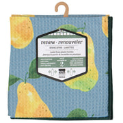 Now Designs - Heritage Pear Recycled Microfibre Dishcloths Set o