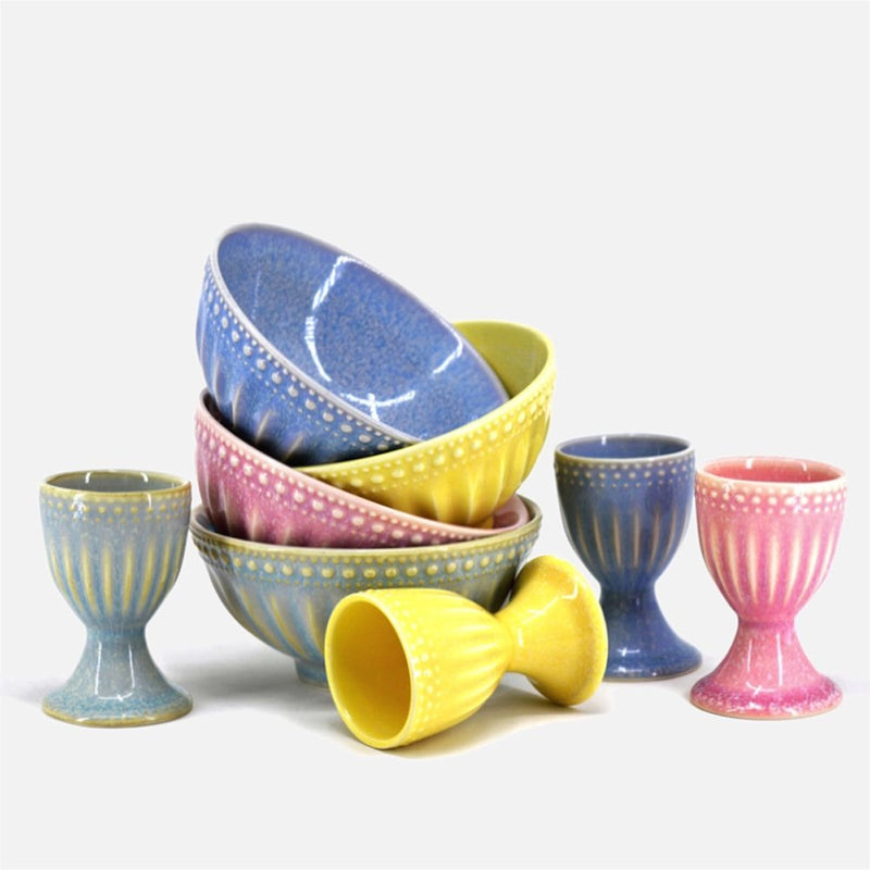 BIA - Coquetier réactif en céramique - Dentelle française