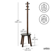 Pillar Stool and Coat Rack - image 6