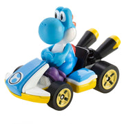 Hot Wheels - Mario Kart 1:64 Scale Die-Cast Vehicle - Blue Yoshi