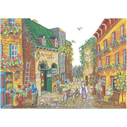 DIAMOND DOTZ - CHRISTINE GENEST - THE 1001 FLOWERS ALLEY (28" x 20" - 71cm x 51cm) Toys & Games