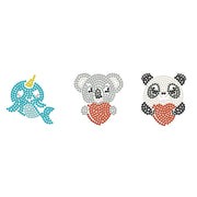 DIAMOND DOTZ - Dotzies Stickers(3) Love you 7,1x7,6 Toys & Games