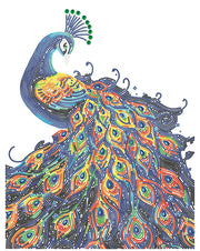 DIAMOND DOTZ - NEON PEACOCK (17.1" x 21.1") Arts & Crafts