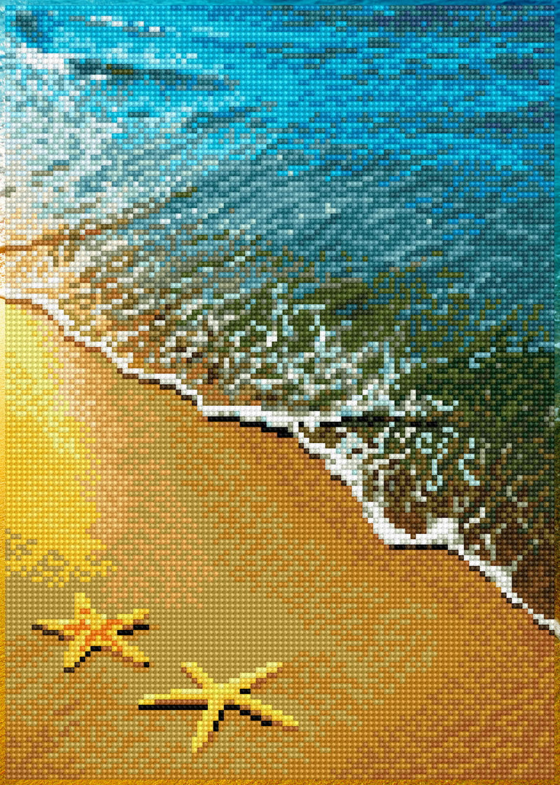 DIAMOND DOTZ - SUMMER DREAMS (11" x 16" - 29cm x 41cm) Arts & Crafts