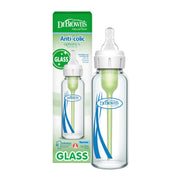 Dr Brown's - 8oz/250mL Glass Narrow Anti - colic Options+ Baby Bottle, 1 - Pack Mother & Baby