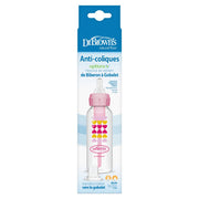 Dr Brown's - 8oz/250mL Narrow Anti - colic Options+ Baby Bottle to Sippy Starter Kit, Pink Hearts, 1 - Pack Mother & Baby