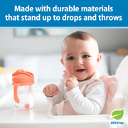 Dr Brown's - 9oz/270mL Baby's 1st Straw Cup, Coral Mother & Baby