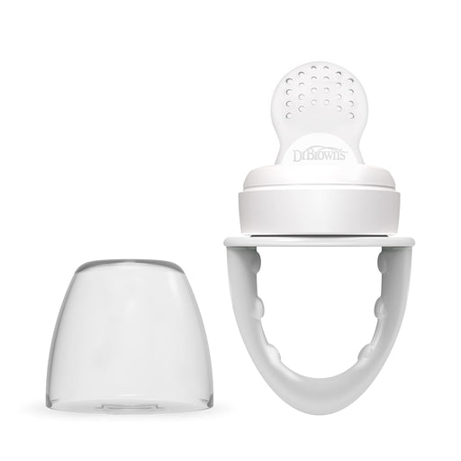Dr Brown's - Fresh Firsts Silicone Feeder, Gray, 1 - Pack Mother & Baby
