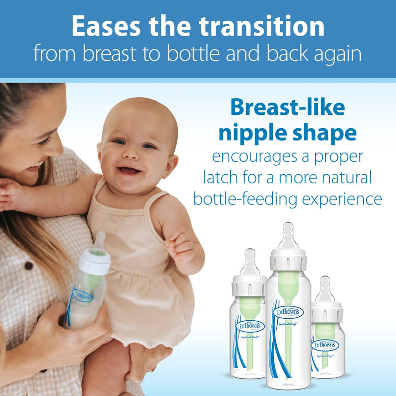 Dr Brown's - Level 1 Silicone Narrow Nipple, 2 - Pack Mother & Baby