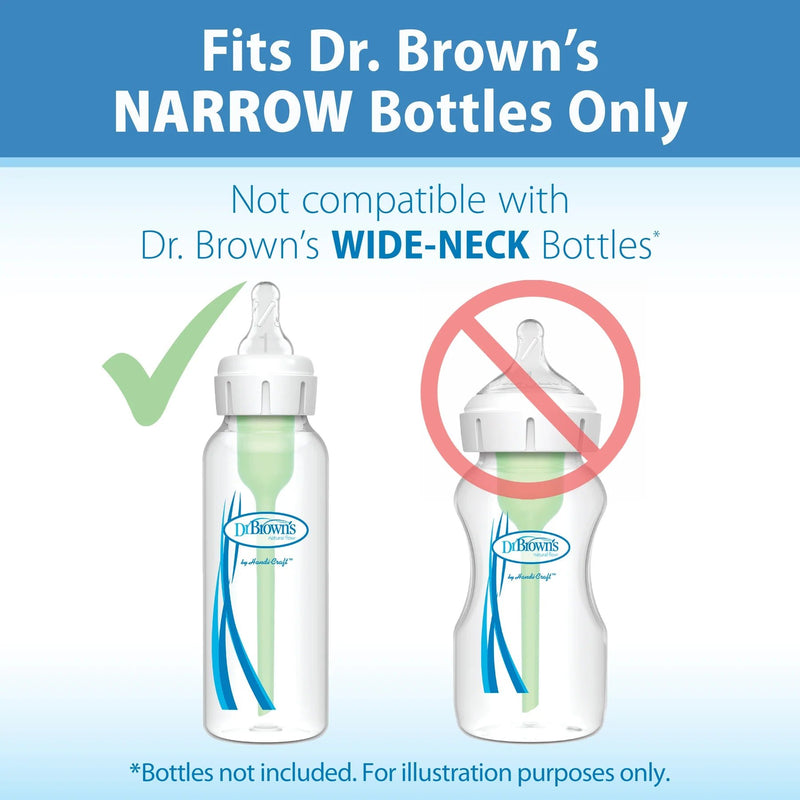 Dr Brown's - Level 3 Silicone Narrow Nipple, 2 - Pack Mother & Baby