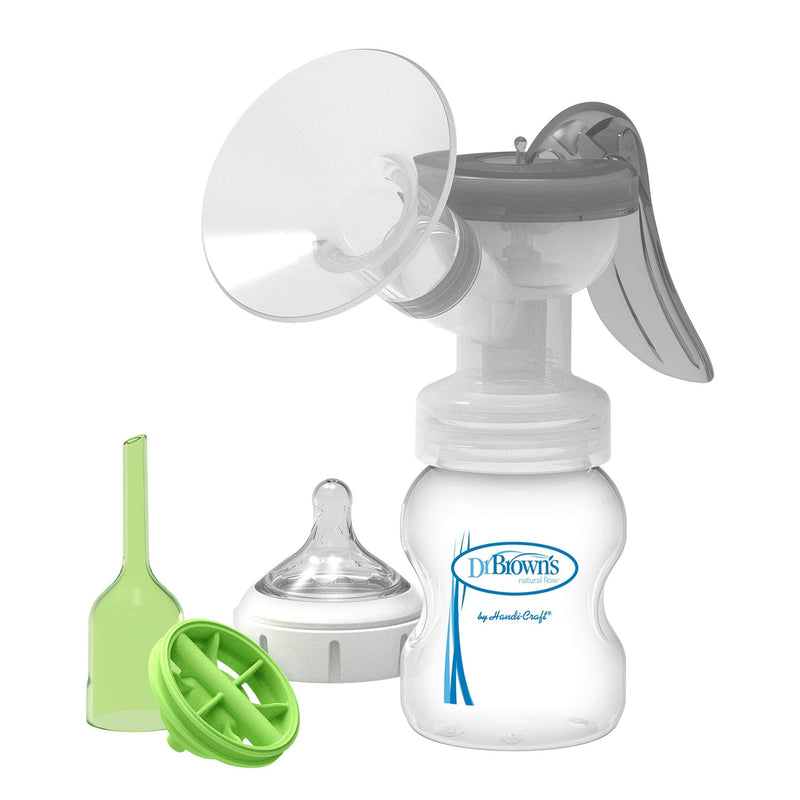 Dr Brown's - Manual Breast Pump with Silicone Shield Mother & Baby