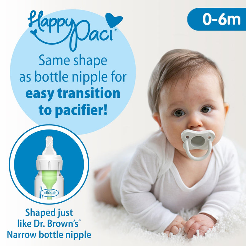 Dr Brown's - Narrow Anti - colic Options+ Glass Narrow Anti - Colic Baby Bottle Gift Set Mother & Baby