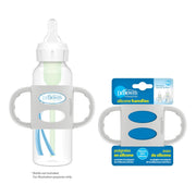 Dr Brown's - Narrow Silicone Handles, Gray Mother & Baby