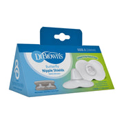 Dr Brown's - Nipple Shields 2 - Pack with Sterilizer Case Mother & Baby Size 1