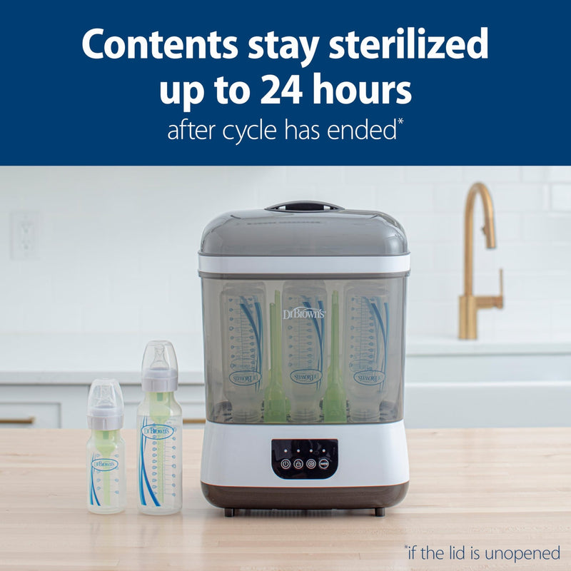 Dr Brown's - Sterilizer and Dryer w/ Air Filter (plus extra Filter), Gray Mother & Baby