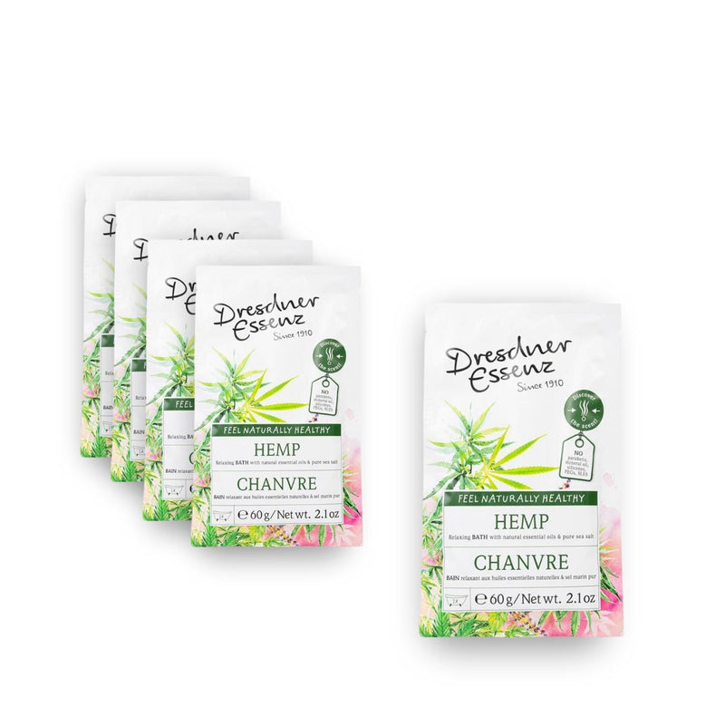 Dresdner - Bundle 4 Hemp Bath Salts 1 Free