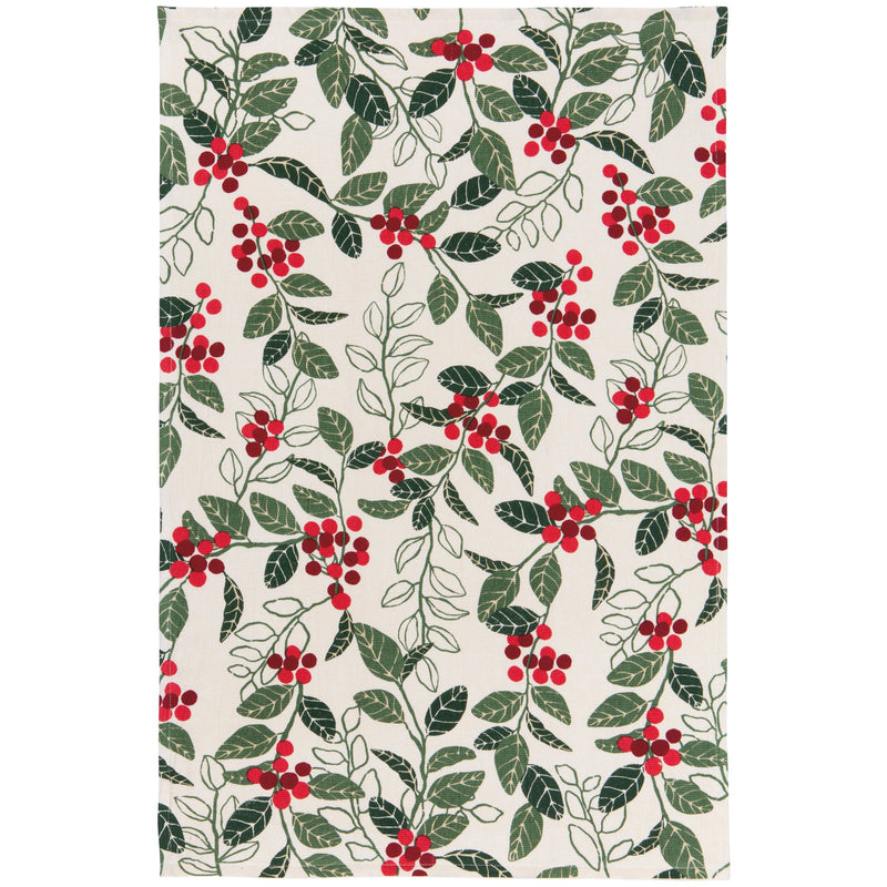 Now Designs - Merry Berry Christmas Terry Dishtowel