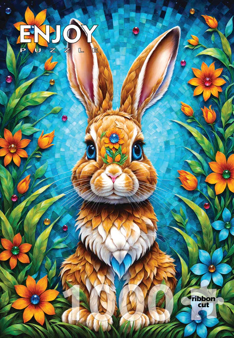 ENJOY - Puzzle de 1000 pièces - Lapin de jardin