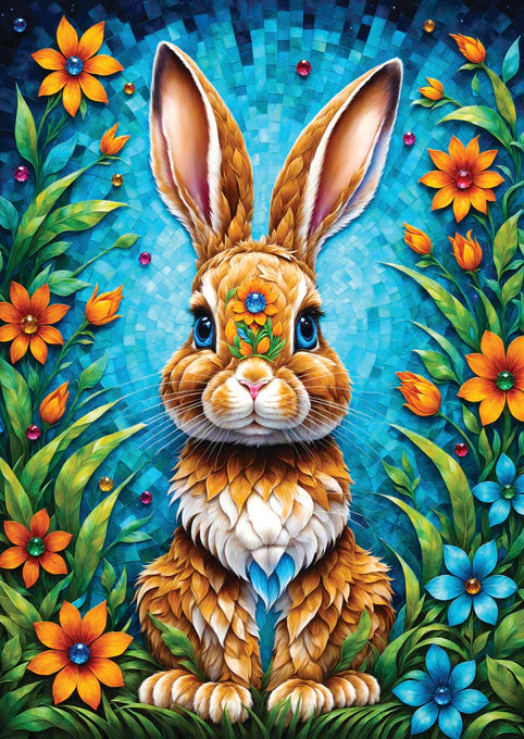 ENJOY - Puzzle de 1000 pièces - Lapin de jardin