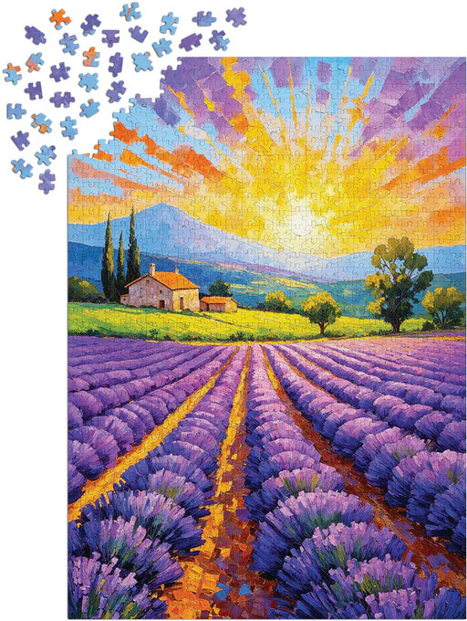 ENJOY - Puzzle de 1000 pièces - Coucher de soleil lavande