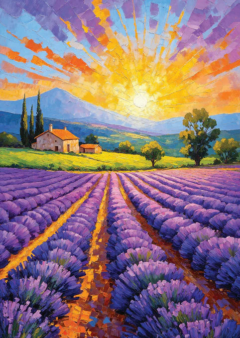 ENJOY - Puzzle de 1000 pièces - Coucher de soleil lavande