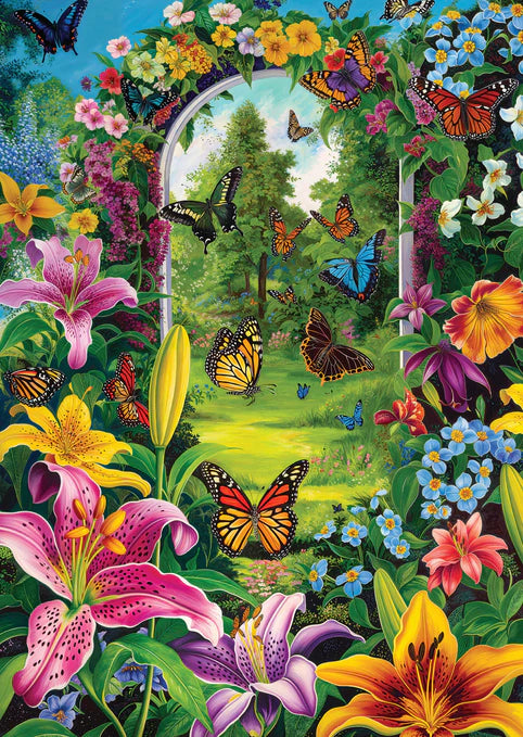 DÉTENTE - Puzzle de 1000 pièces - Le Passage du Jardin