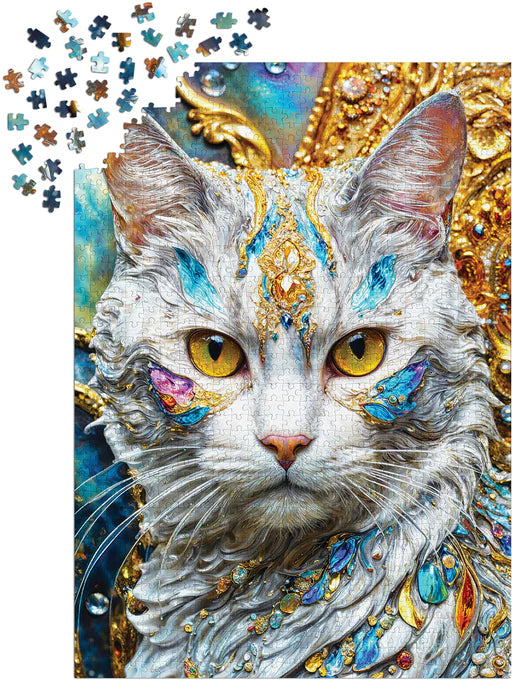 PROFITEZ - Puzzle de 1000 pièces - Chat Bijou