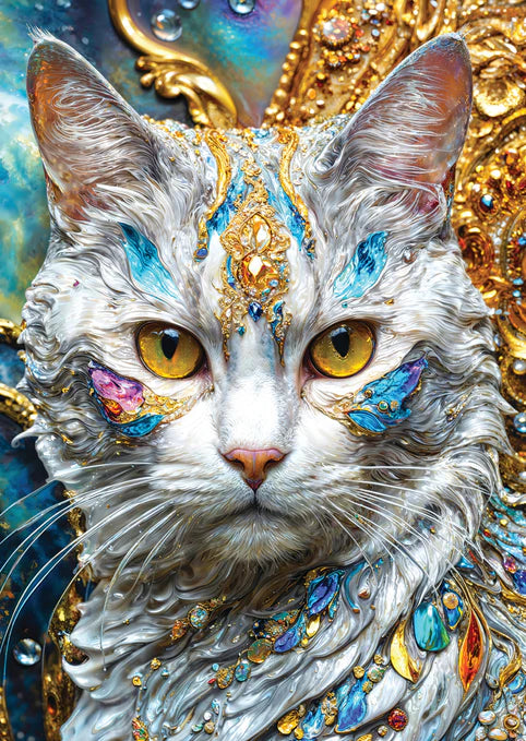 PROFITEZ - Puzzle de 1000 pièces - Chat Bijou