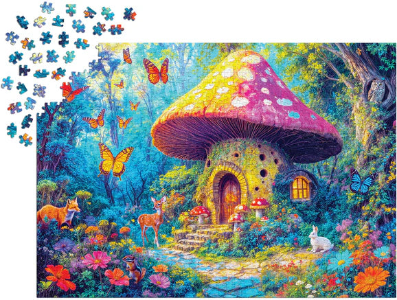 ENJOY - Puzzle de 1000 pièces - La maison champignon
