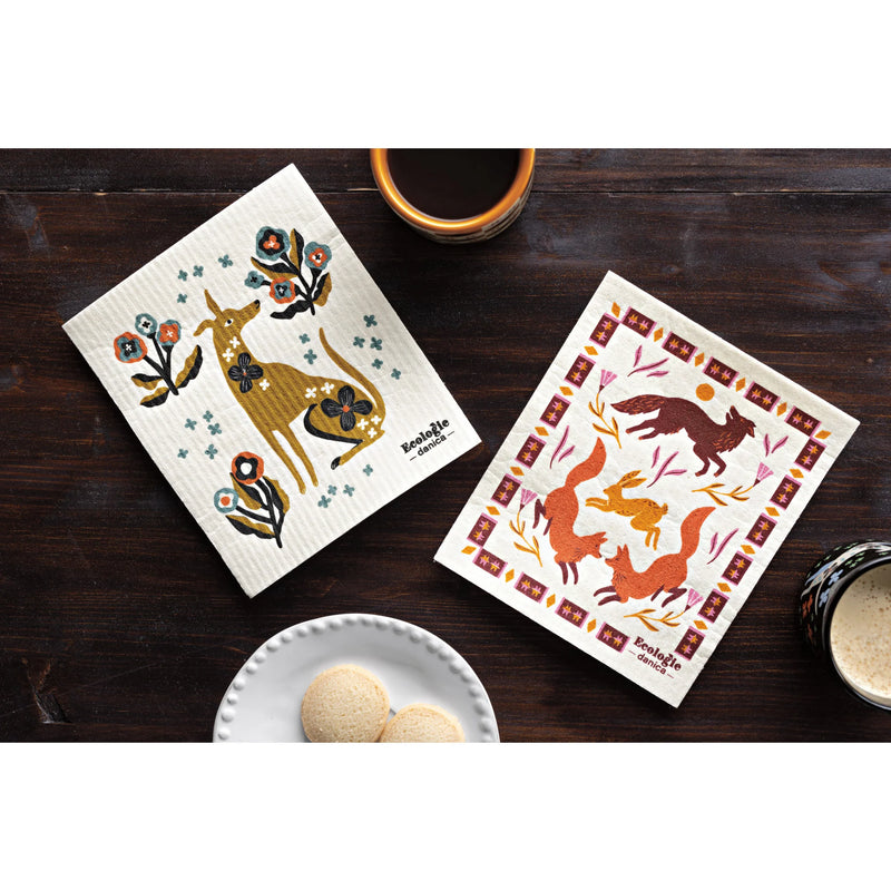 Danica Jubilee - Forest Fete Swedish Dishcloth