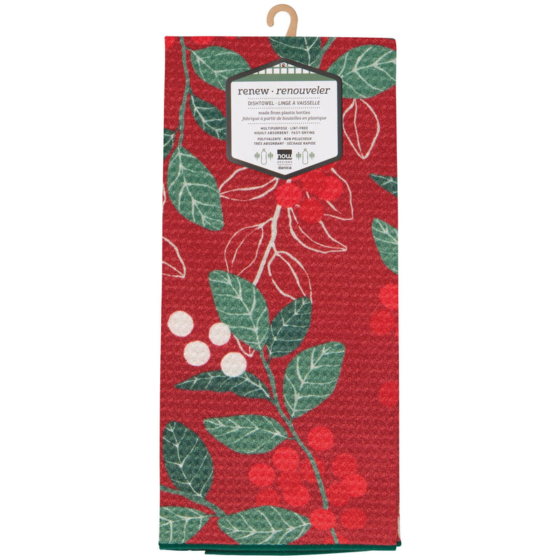 Now Designs - Merry Berry Christmas Recycled Microfibre Dishtowe