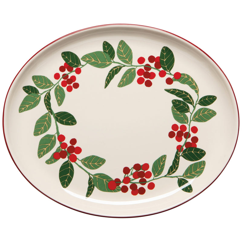 Now Designs - Merry Berry Christmas Shaped Dish