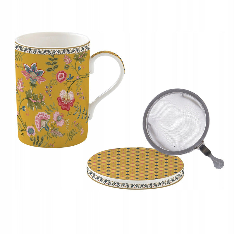 Easy Life - MAGIE D'ORIENT - Infuser Mug | 350 ml / 12 oz Home & Kitchen Yellow