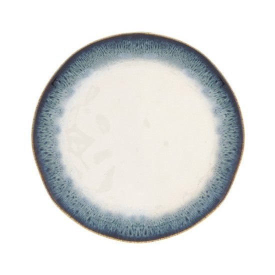 Easy Life - NUANCES - Side Plate | Ceramic Tableware Collection, Elegant Serving Plate Home & Kitchen Blue