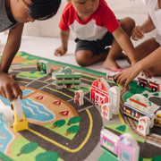 Melissa & Doug - PAW Patrol Activity Rug - Adventure Bay - in use during play