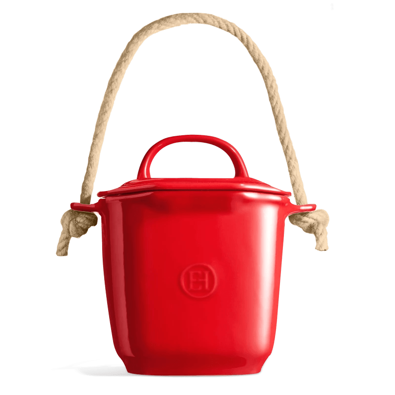 Emile Henry - Compost Bin, 25x20.5x24cm, 3.5L Home & Kitchen Argile