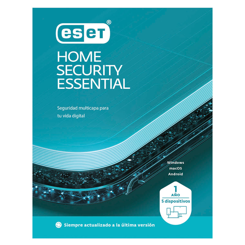 ESET Home Security Essential, five devices, one-year license