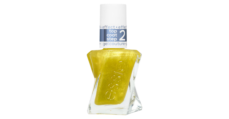 essie - couture - top coat crushed gold (13.5ml)
